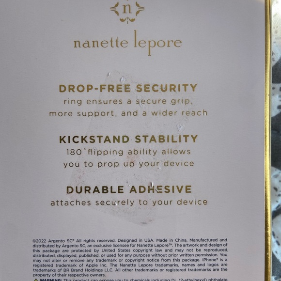 Phone ring holder. NWT - Picture 3 of 4